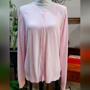 Croft & Barrow Pink Cardigan